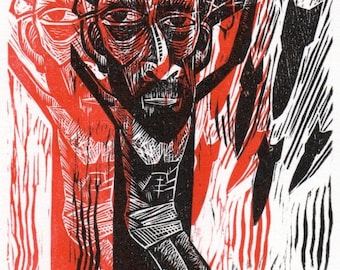 Displaced Christ icon Gaza War