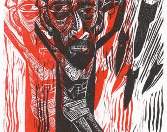 Displaced Christ icon Gaza War