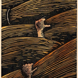 Psalm 126 original Blockprint