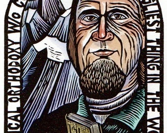 Francis Schaeffer L’Abris original art icon