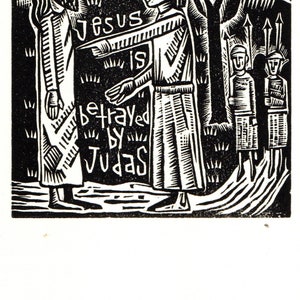 The Way of the Cross in Woodcuts Stations of the Cross portfolio or digital download image 7