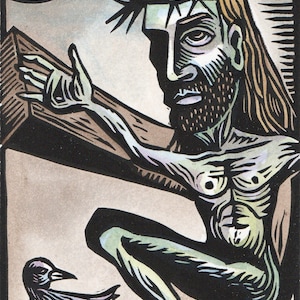 Psalm 22 original Art crucifixion Jesus Christ