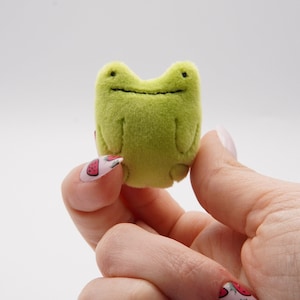 Choice of One Mini Squishy Frog Mochi Minky Nugget Plush