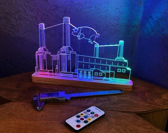 Animales Battersea Power Station Cerdo Plexy Light