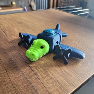 Bombardino Crocodilo Figure Brainrot Figure Toys