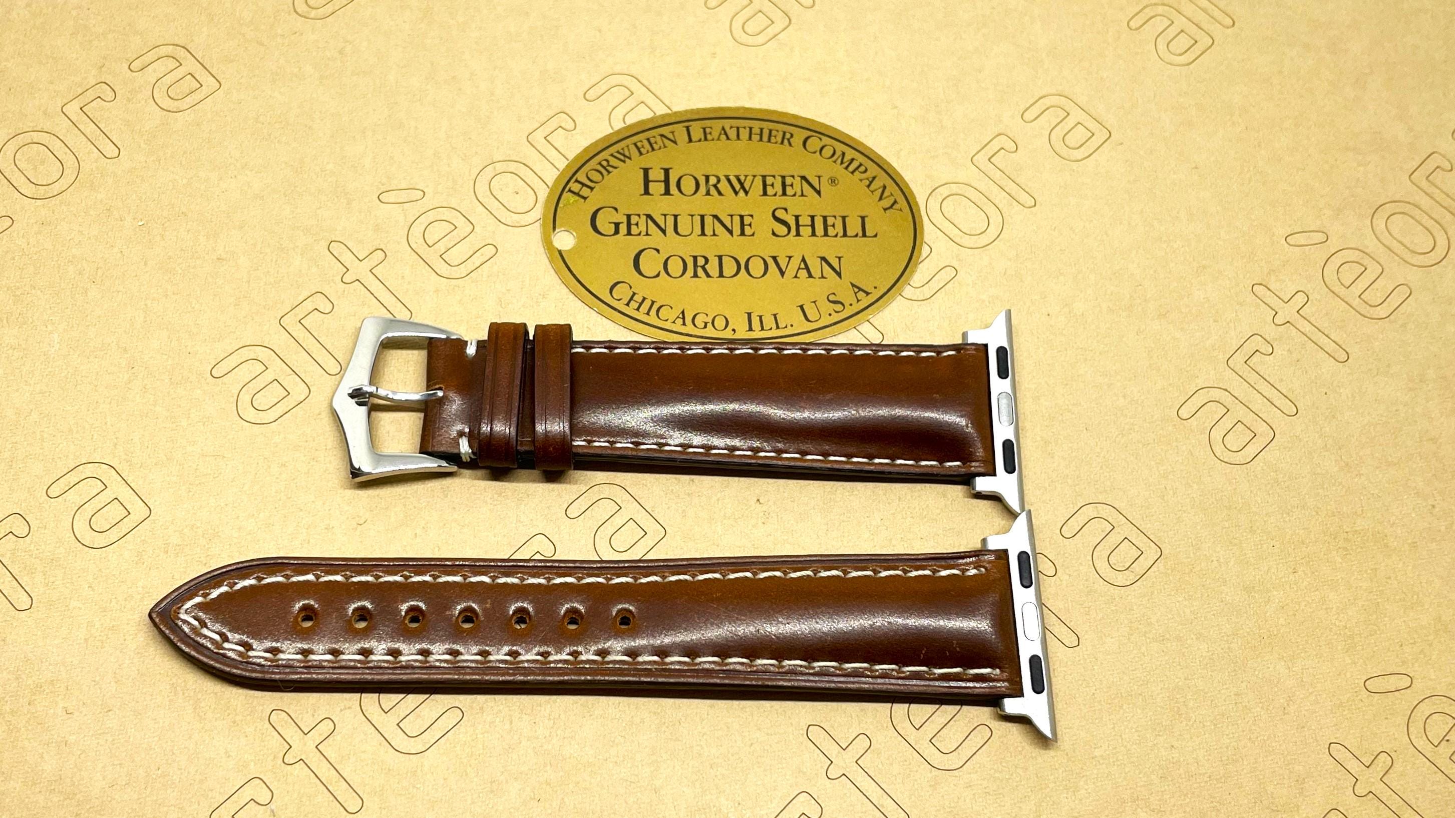 Shell cordovan watch strap Italia