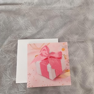 Carte en diamond painting avec enveloppe