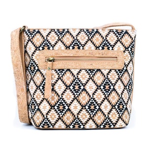 Kork Umhängetasche Damen – Vegane Handtasche aus Kork – Nachhaltige Tasche – Geschenk für Sie – Umweltfreundliche Crossbody Bag