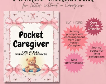Littlespace Pocket Caregiver Booklet: Gentle Affirmations & Routines (PDF Download), Agere Activities, ABDL Workbook