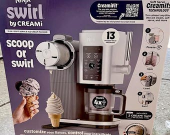 Máquina para hacer helados Ninja CREAMi Scoop & Swirl 13 en 1