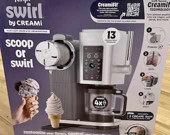 Máquina para hacer helados Ninja CREAMi Scoop & Swirl 13 en 1