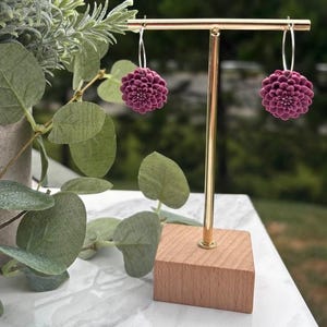 Dahlia Flower Dangles