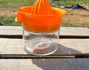 Vintage Juicer with Glass bottom and pouring spout