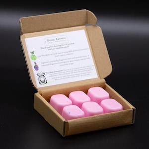 Smells Just Like Black Opium | Strong Scented Vegan Wax Melts | Hand Made Durham | Gift Box of 6 | 60 Hours of Fragrance