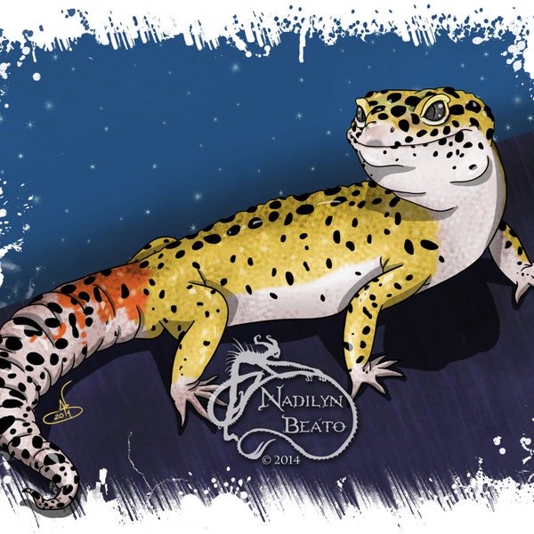 Final Leopard Gecko Daily Creature Print 10 of 10