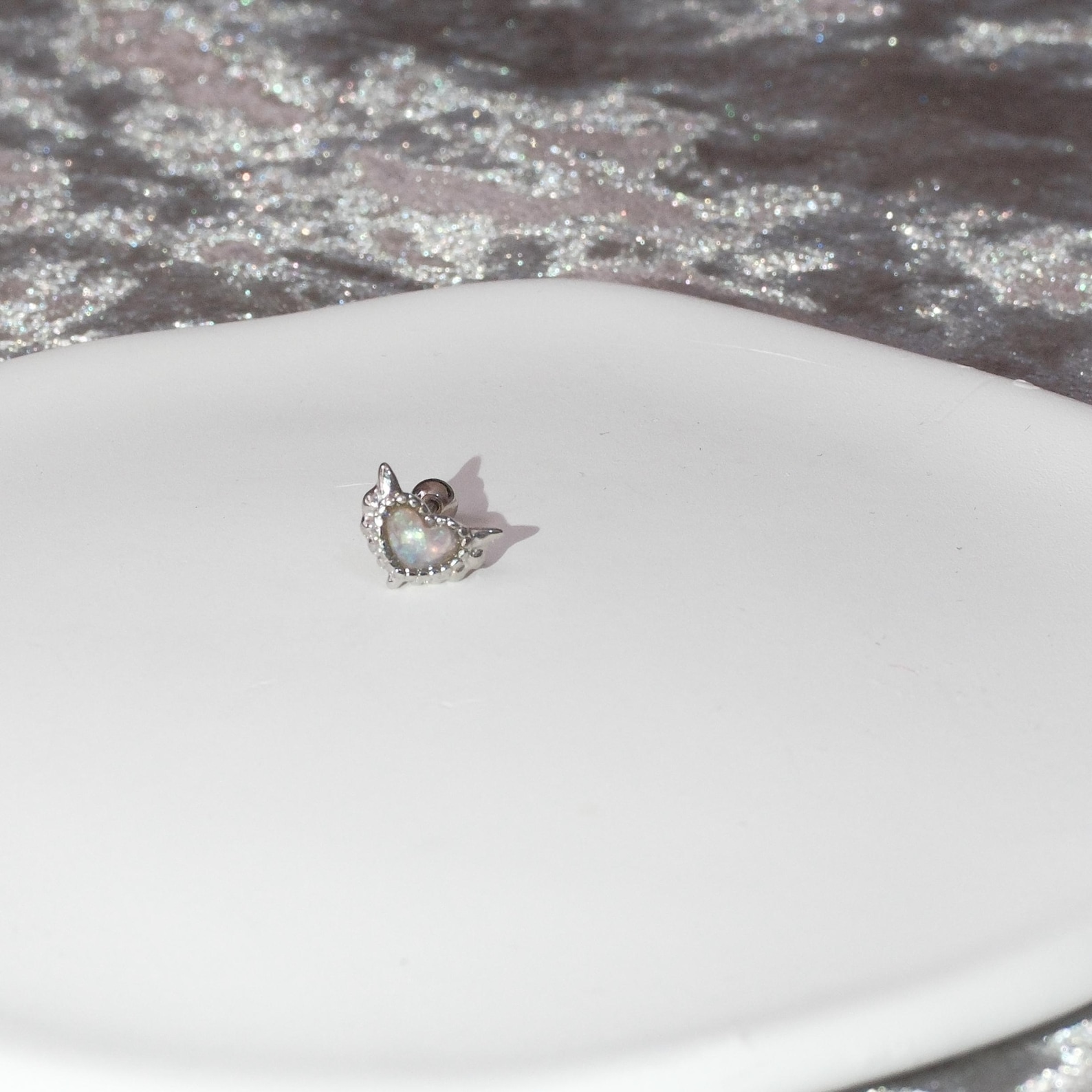 Crush Voltage Earring Set｜glitchline Angel Ping Teardrop Duo｜stainless ...