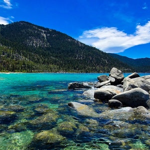 Sand Harbor, Lake Tahoe - Photo priced for Canvas Print