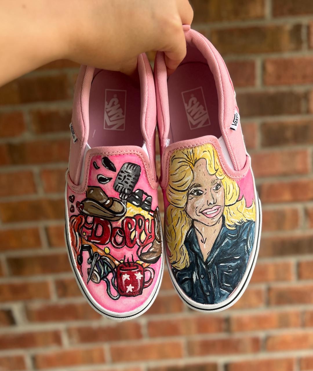 Vans Slip Ons Pink Vans Custom Custom Pink Vans Outlet