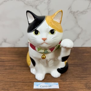 招き猫の彫刻 - Etsy 日本