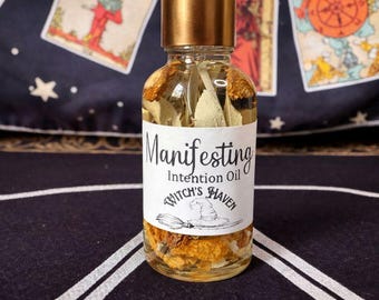 Manifestation Intention Oil: Witch's Haven Ritual Blend