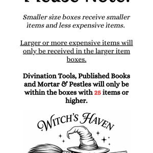 Witchy Mystery Box Ritual Kit Herbs Candles Crystals Spiritual Box Intuitively Chosen Pagan Gift Witchcraft Supplies image 3