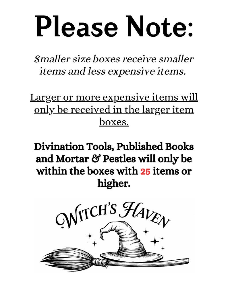 Witchy Mystery Box Ritual Kit Herbs Candles Crystals Spiritual Box Intuitively Chosen Pagan Gift Witchcraft Supplies image 3