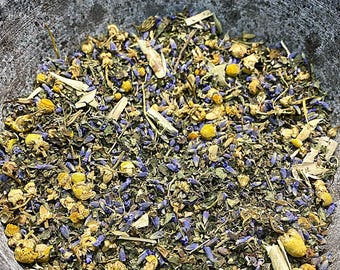 Calming Peaceful Herbal Blend, All-Natural Homemade Herbal Blend, Pagan, Witchcraft, Incense