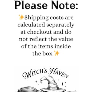 Witchy Mystery Box Ritual Kit Herbs Candles Crystals Spiritual Box Intuitively Chosen Pagan Gift Witchcraft Supplies image 2