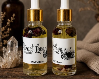 Attract Love Ritual Oil - Witch's Haven - Romance Spell