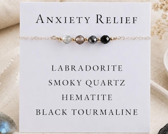 Anxiety Chain Crystal Bracelet – Stress and Worry Jewelry