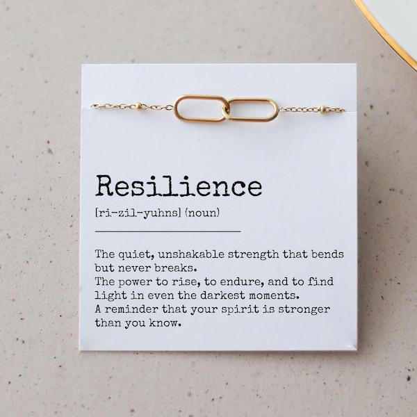 Resilience Bracelet – Strength Gift for Women, Tough Times Gift