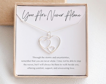 You Are Never Alone, Inspirational Mental Health Support, Encouragement Gift for Tough Times