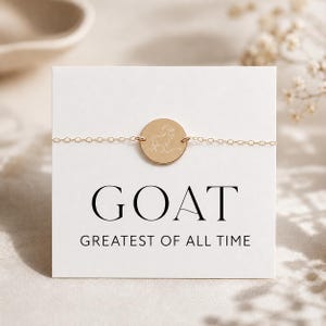 G.O.A.T.-armband – Tidernas bästa present till henne, motivations- eller uppskattningspresent, getarmband, present till vän, syster, chef