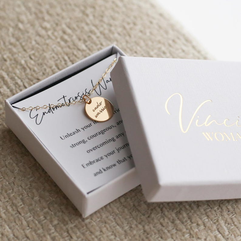 Endo Warrior Necklace – Endometriosis Awareness Jewelry, Infertility Support Gift image 15