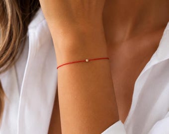 Red String Cord Bracelet – Protection Bracelet, Good Luck Jewelry, Positive Energy