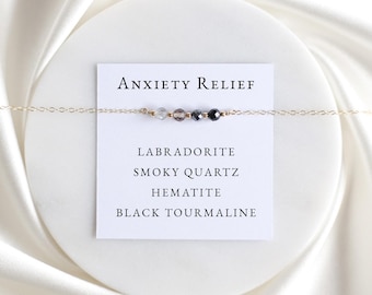 Anxiety Chain Crystal Bracelet – Stress and Worry Jewelry
