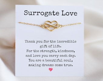 Gift For Surrogate - Love Bracelet – Thank You Surrogate Gift