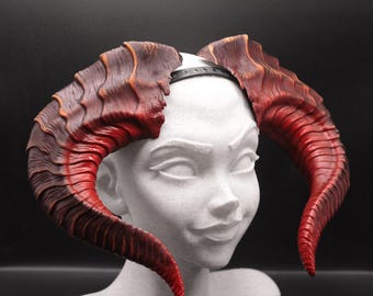 Cuernos de Balrog Horn para cosplay de fantasía con diademas de ajuste cómodo.