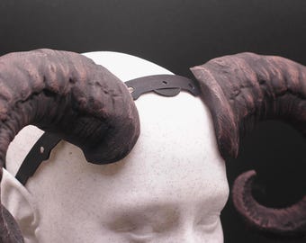 Cuernos de cosplay de fantasía Dusk Ivory con diadema de ajuste cómodo