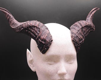 Cuernos de cosplay de fantasía Krathid con diadema de ajuste cómodo
