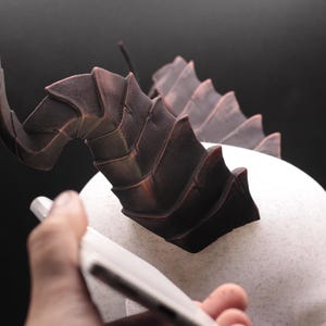Hivespawn fantasy cosplay horns with comfort fit adjustable headband
