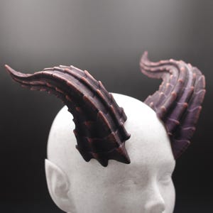 Carapice fantasy cosplay horns with comfort fit headband