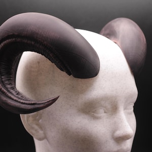 Hellscion fantasy cosplay horns with comfort fit headband