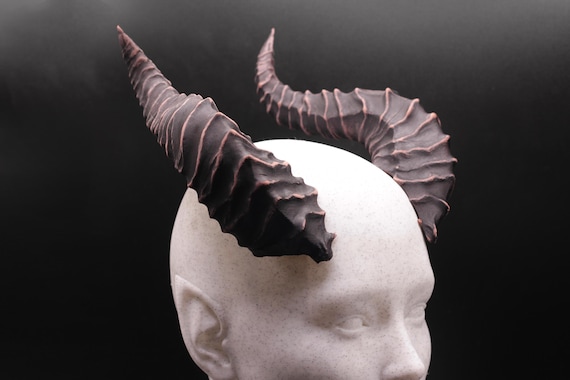 Urban devil fantasy cosplay horns with comfort fit headband