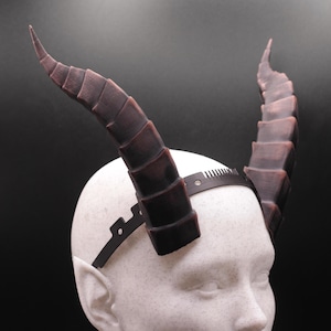Hellspawn fantasy cosplay horns with comfort fit headband
