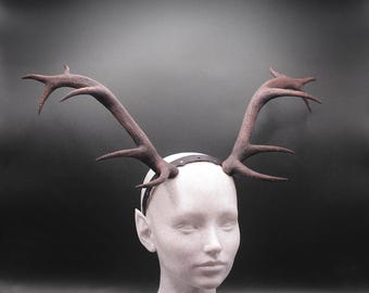 Cuernos de fantasía para cosplay de Forest Antler con diadema de ajuste cómodo