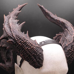 Demigod fantasy cosplay horns with comfort fit headband