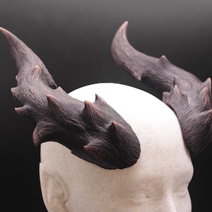 Shadowlands Druid fantasy cosplay horns with comfort fit headband