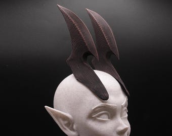 Cuernos de cosplay de fantasía Knife Horn con diademas de ajuste cómodo y espuma