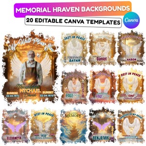 Modèle de t-shirt 20 In Loving Memory, lot modifiable Loving Memory Canva, modèle de chemise Rip Memorial, vous nous manquerez, téléchargement immédiat